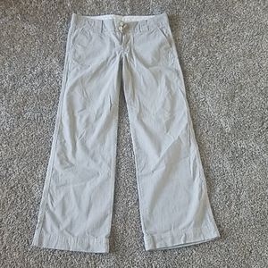 Gap striped wide straight leg pants size 8